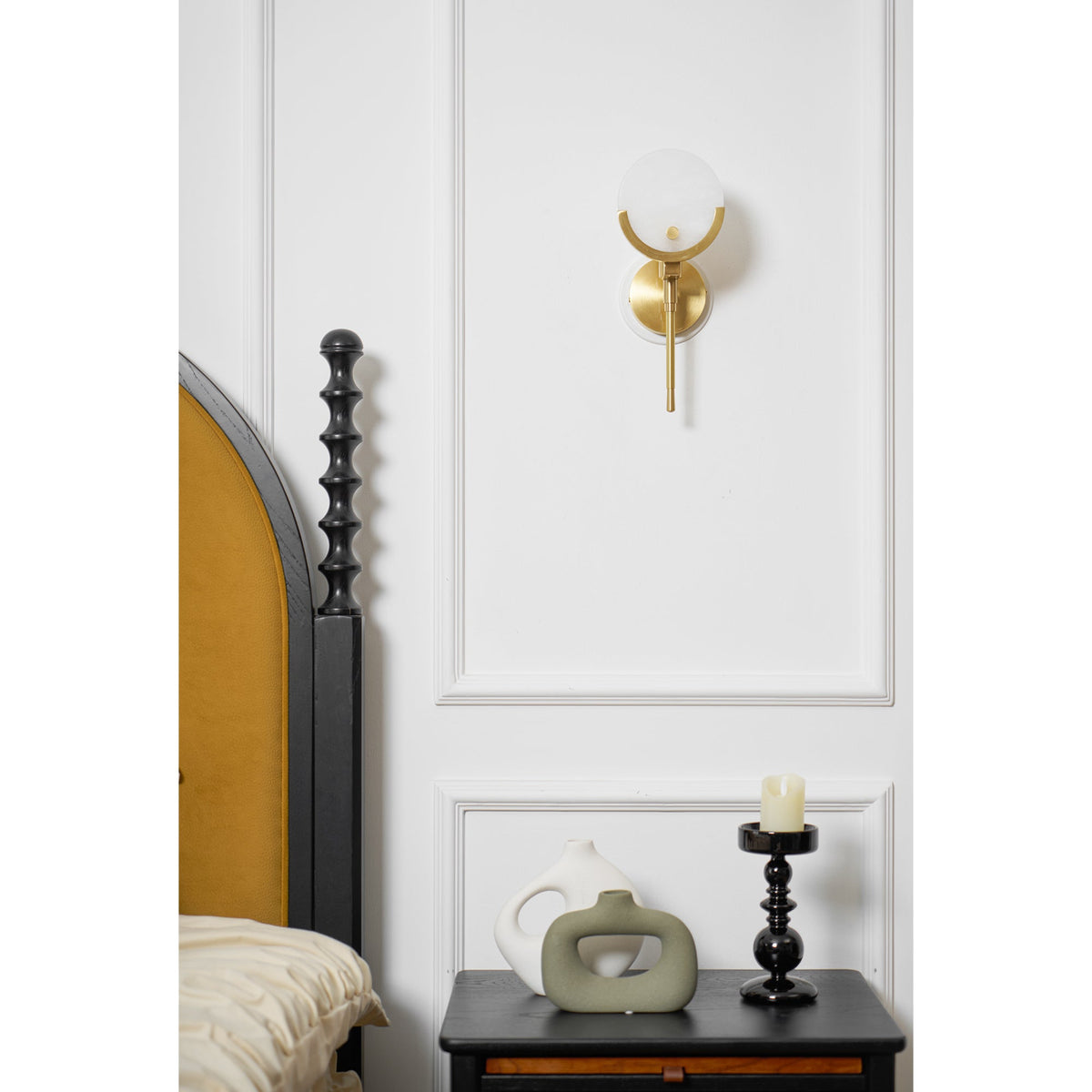 Ava Brass Sconce — view 18