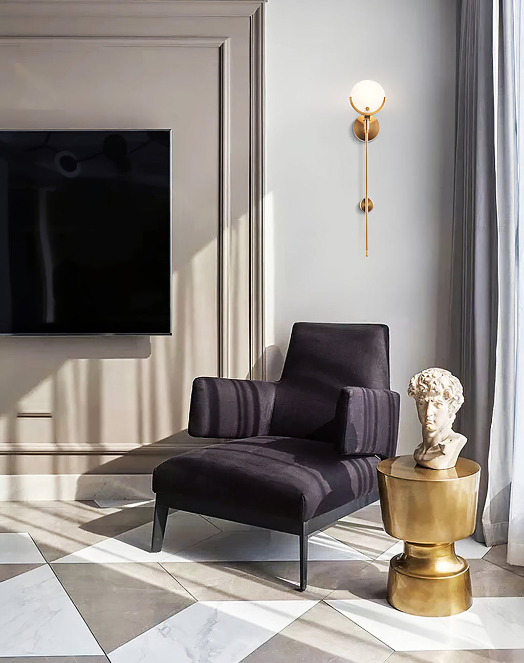 Ava Brass Sconce — view 40