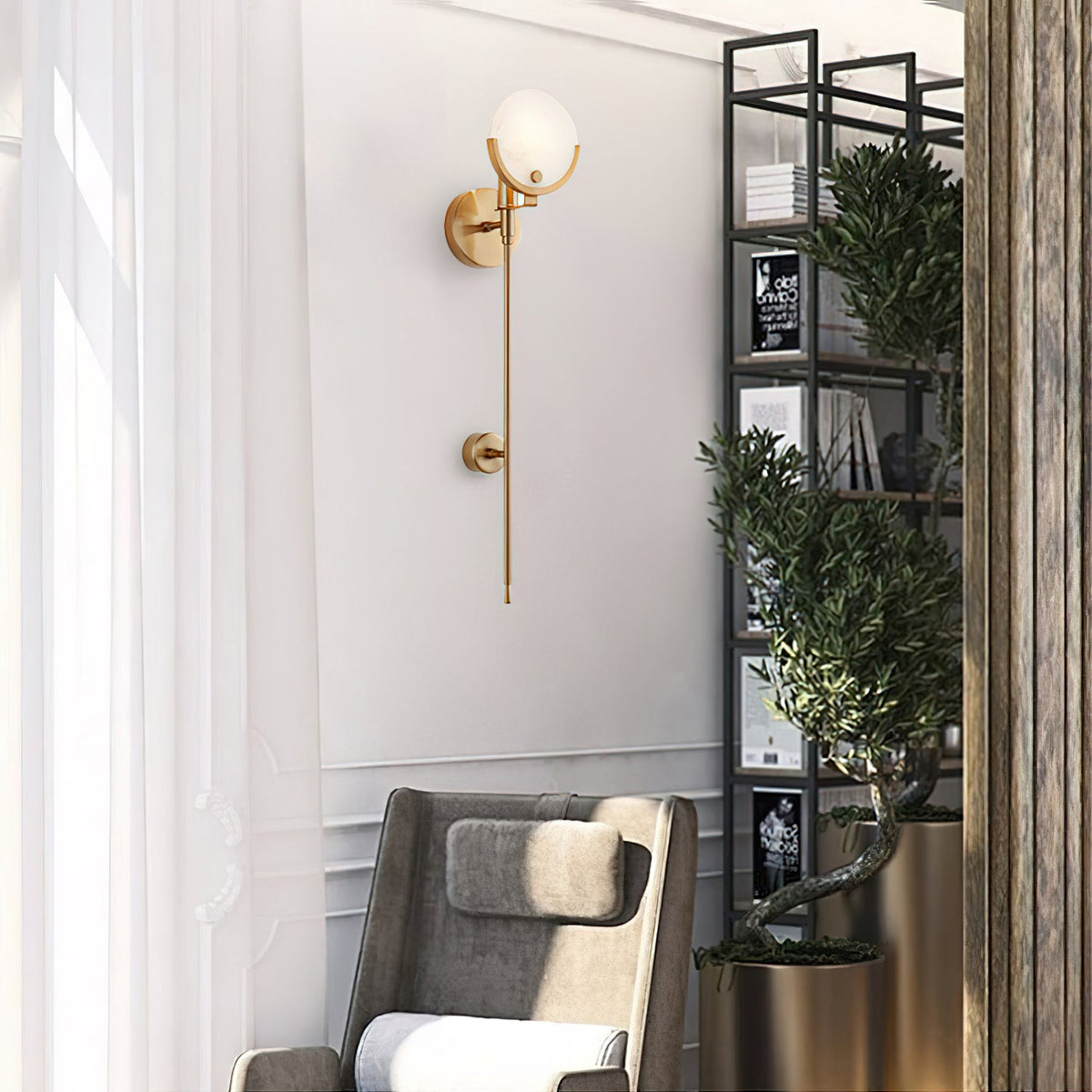 Ava Brass Sconce — view 33
