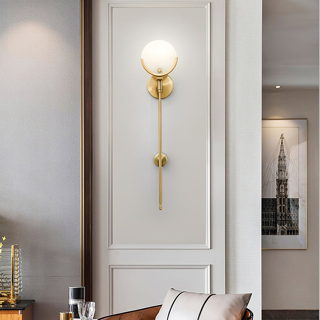 Ava Brass Sconce — view 12
