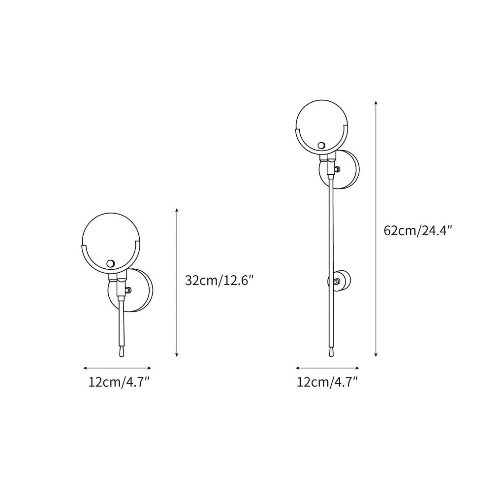 Ava Brass Sconce — view 3