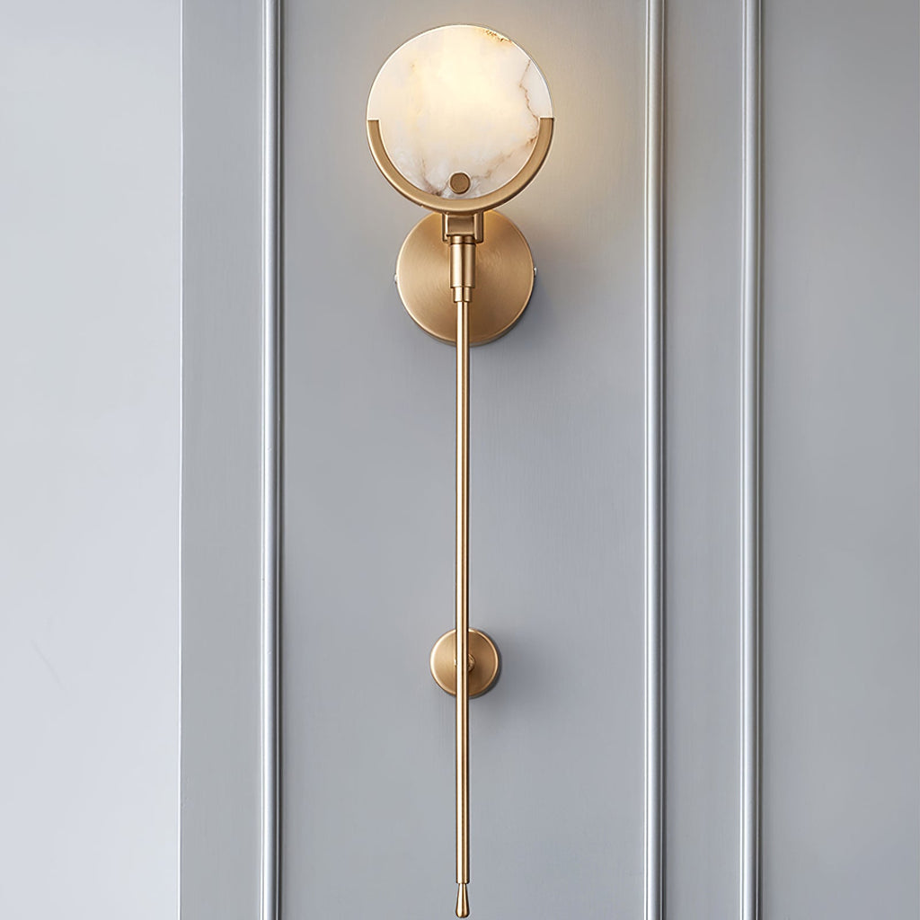 Ava Brass Sconce — view 2