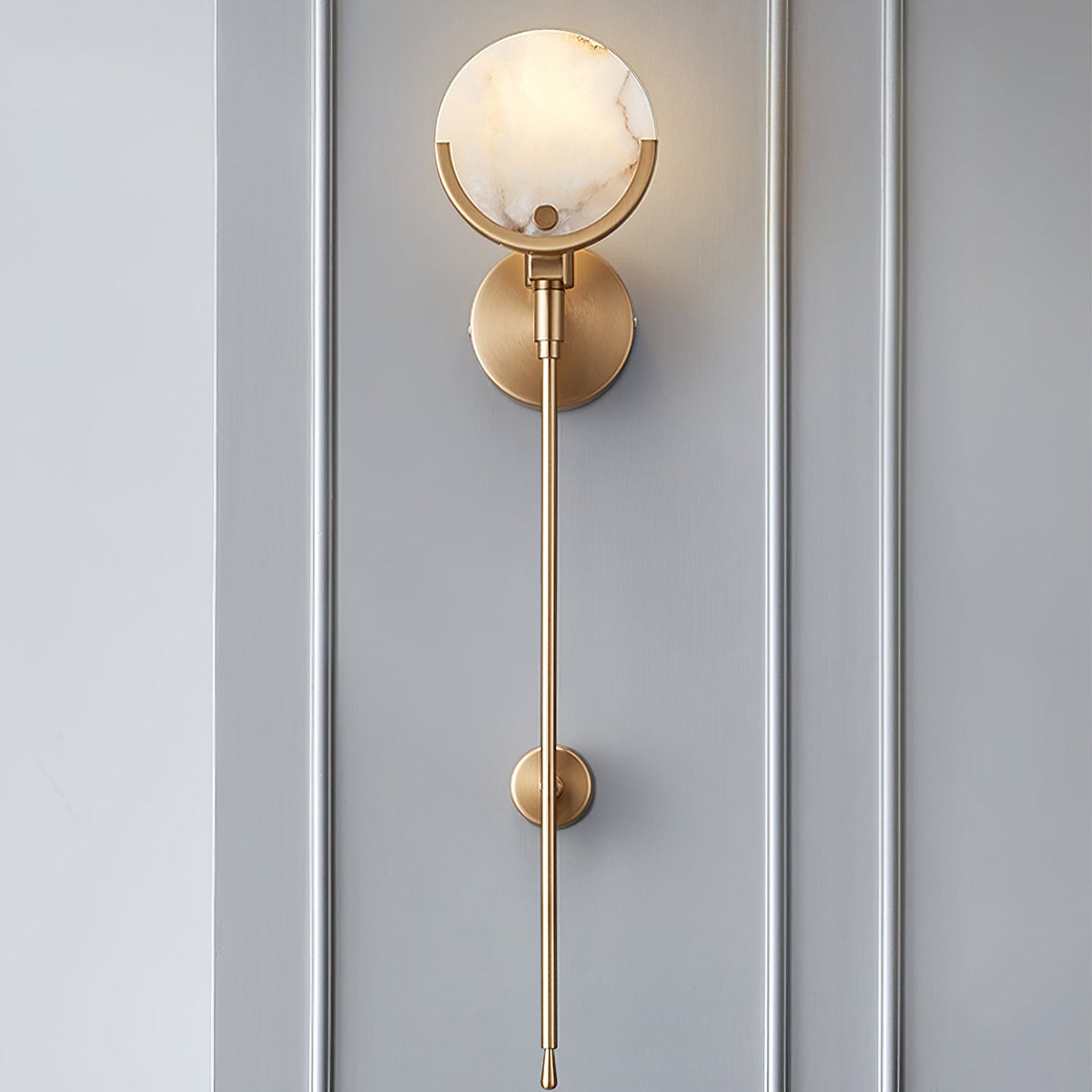Ava Brass Sconce — view 2