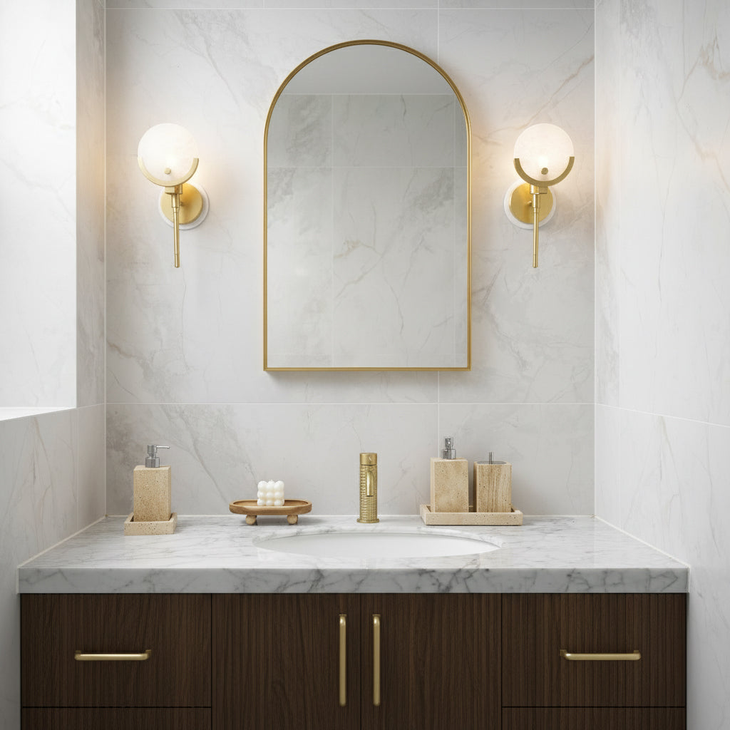Ava Brass Sconce — view 4