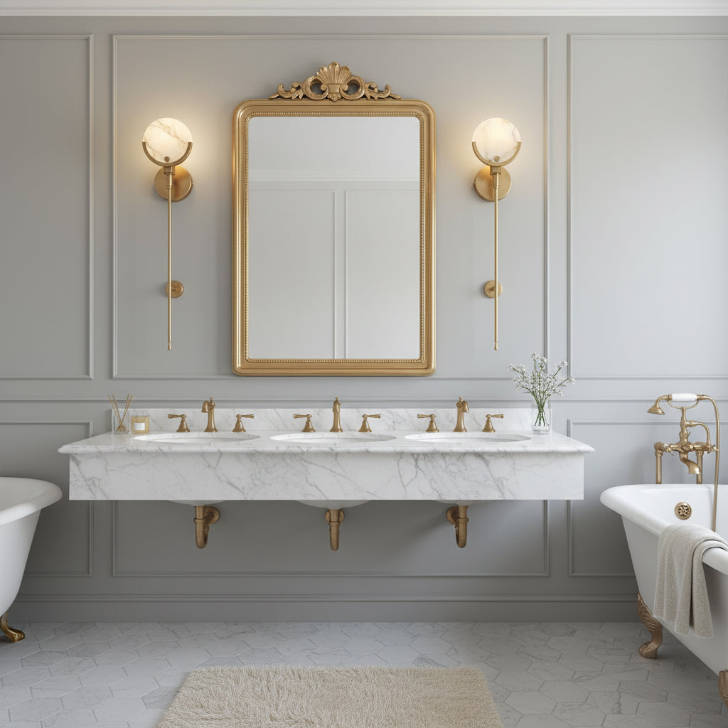 Ava Brass Sconce — view 9