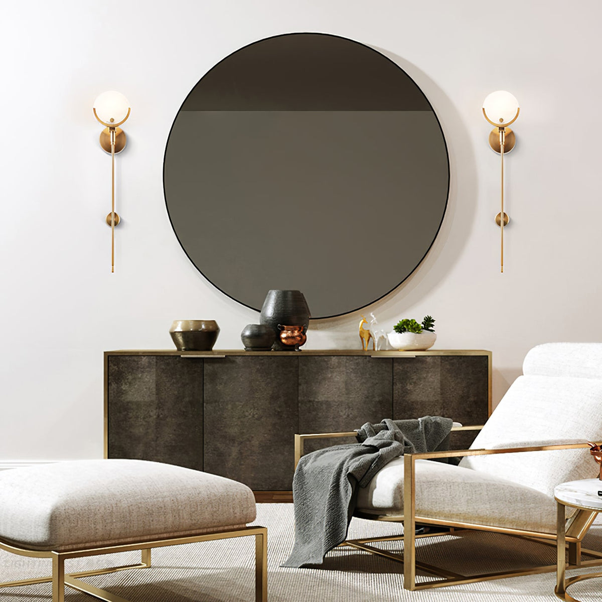 Ava Brass Sconce — view 28