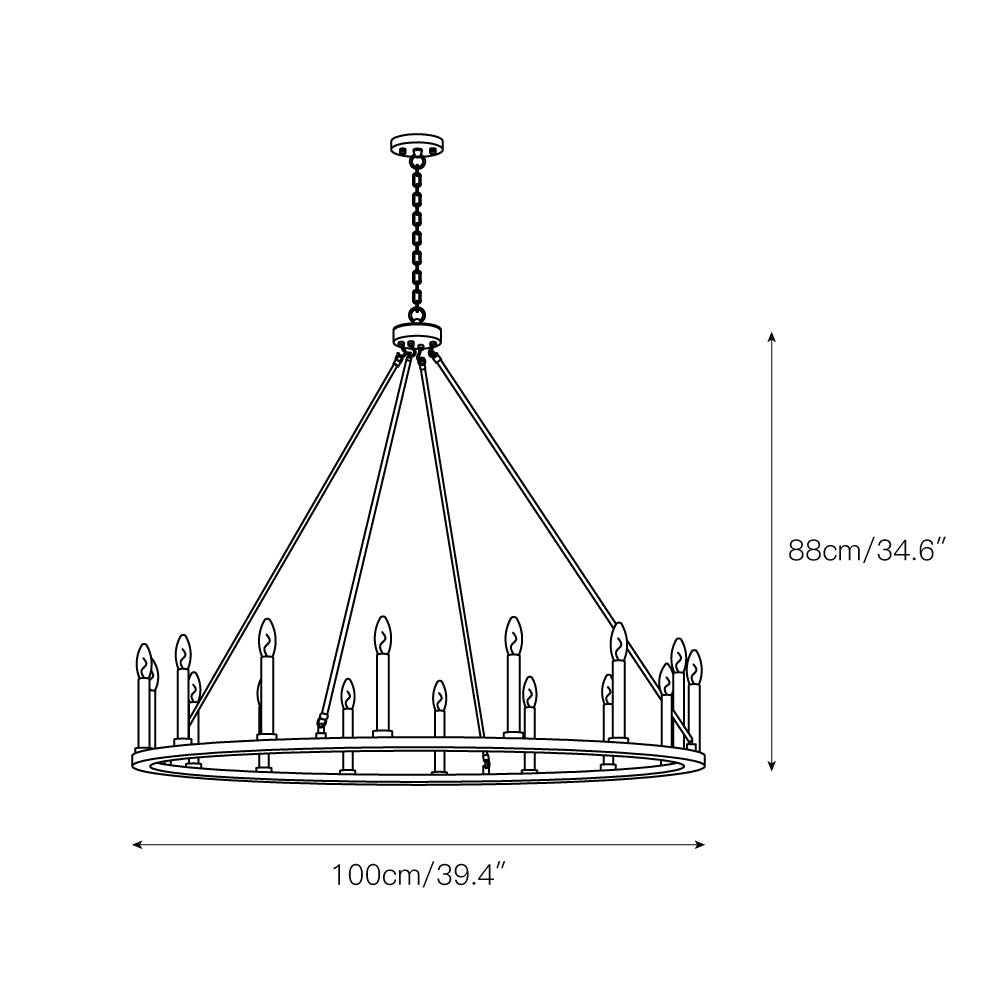 Avalee Chandelier — view 6