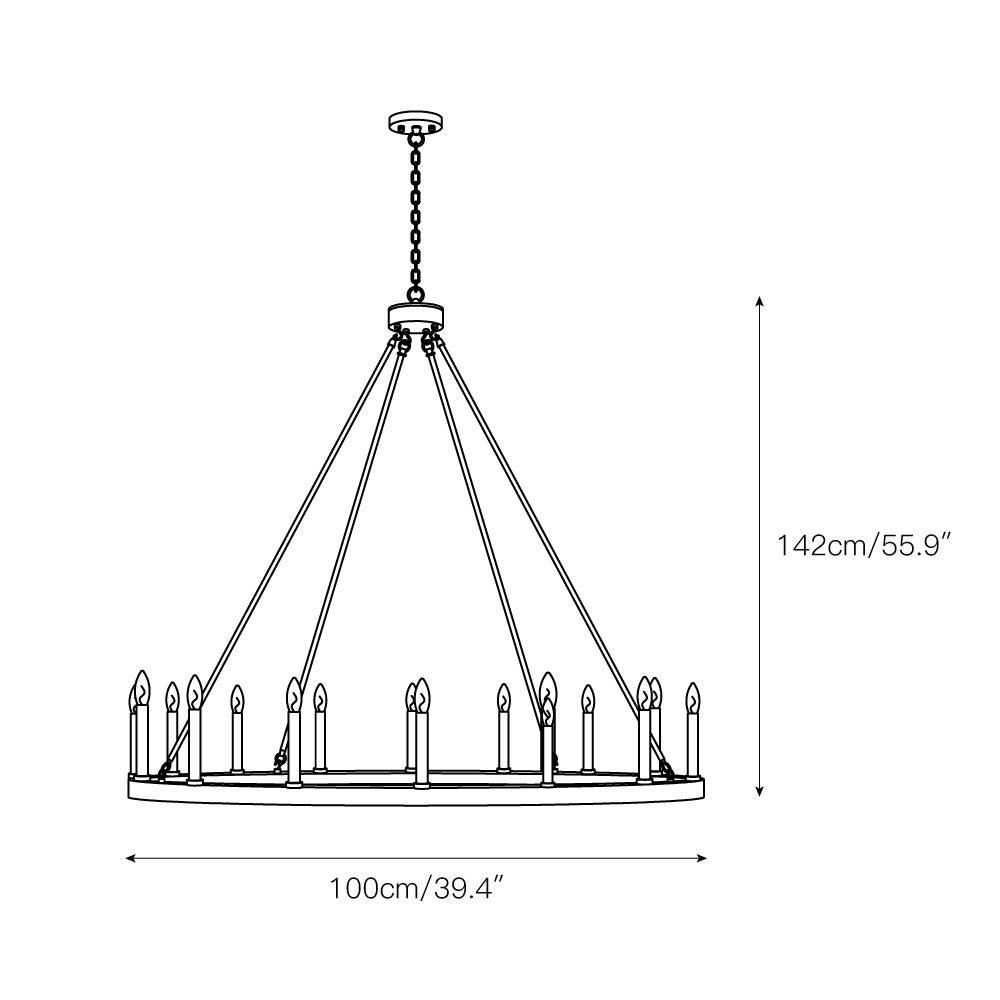 Avalee Chandelier — view 7