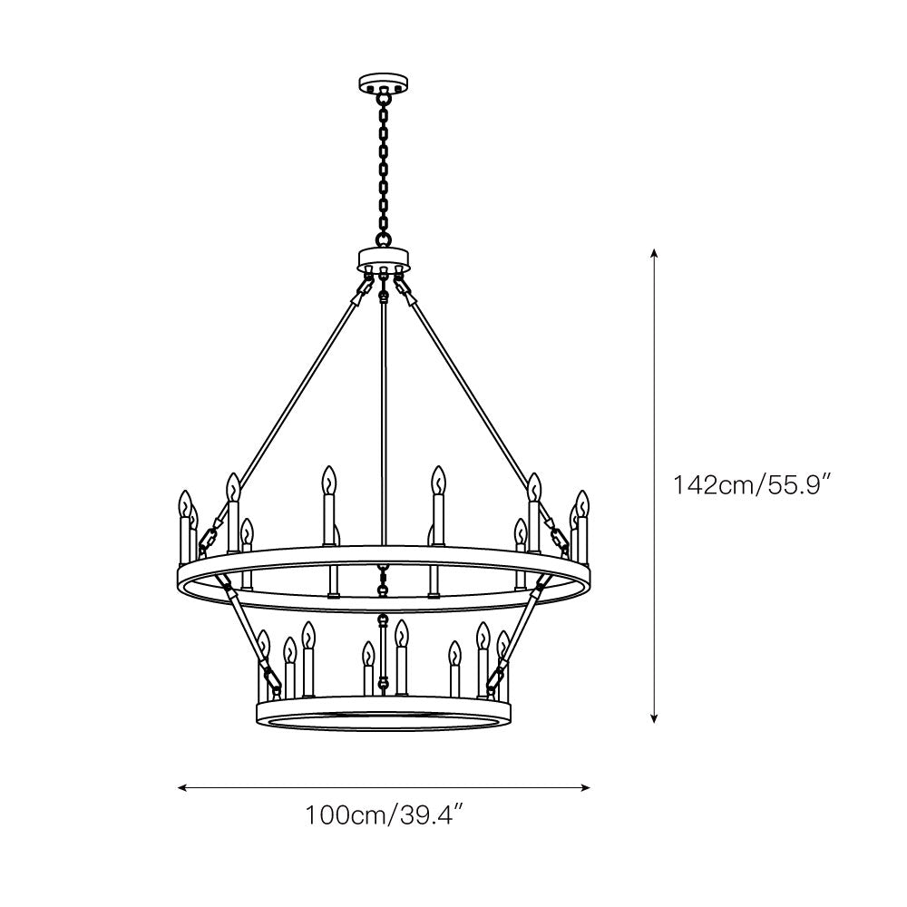 Avalee Chandelier — view 8