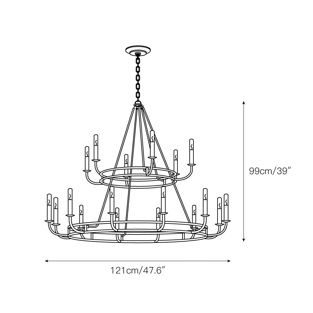 Bailey Chandelier — view 4