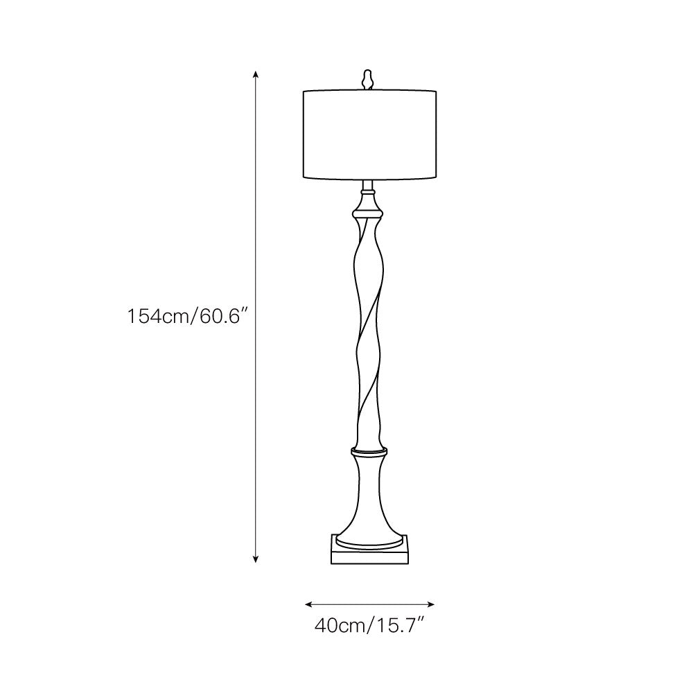 Bassett Leroy Floor Lamp — view 3