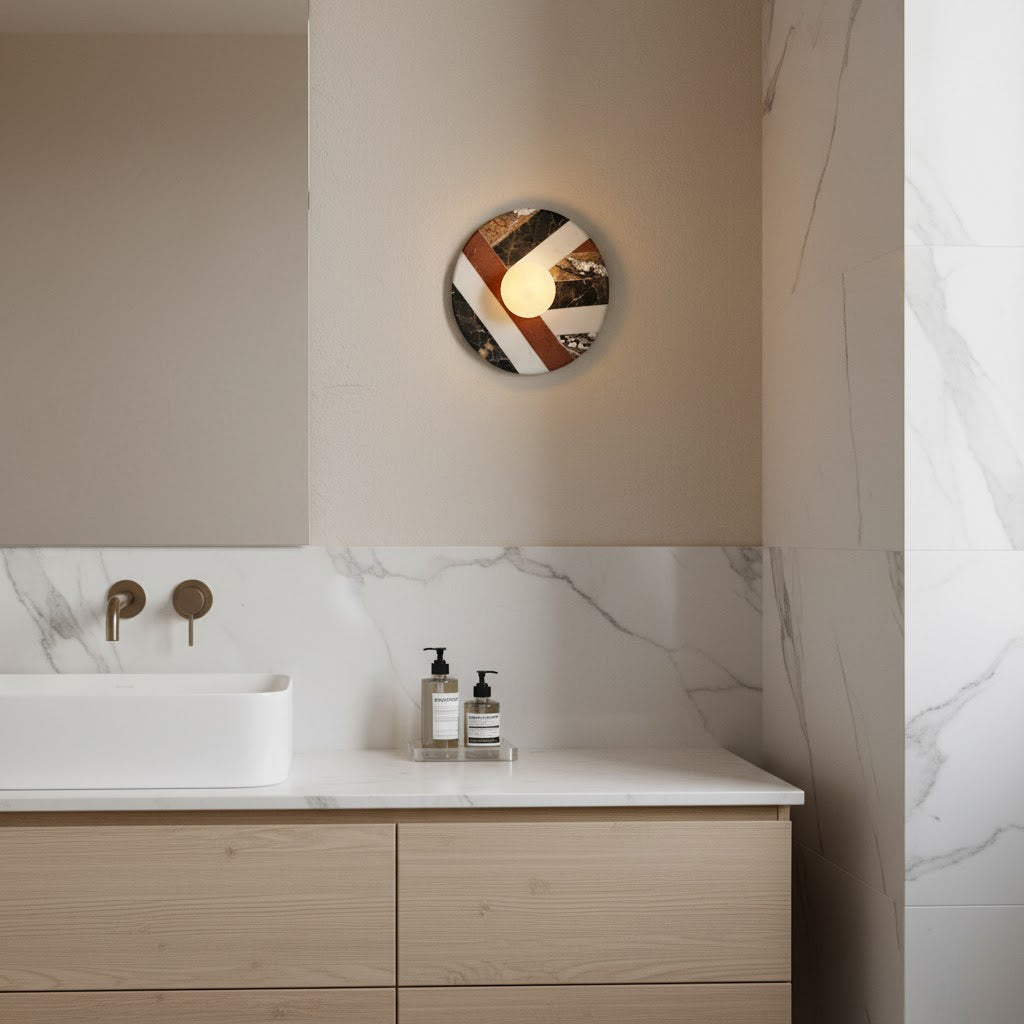 Battuto Marble Wall Lamp — view 2