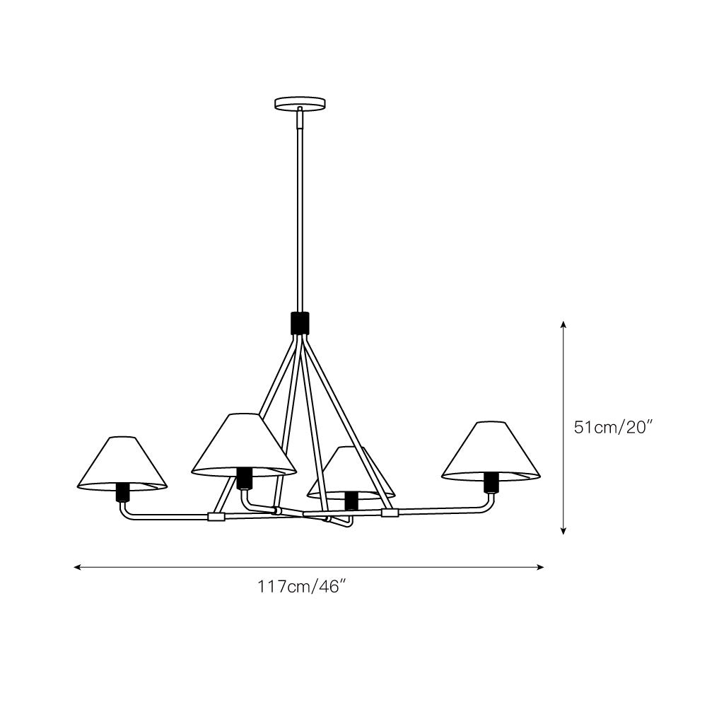 Beatrix Chandelier — view 5