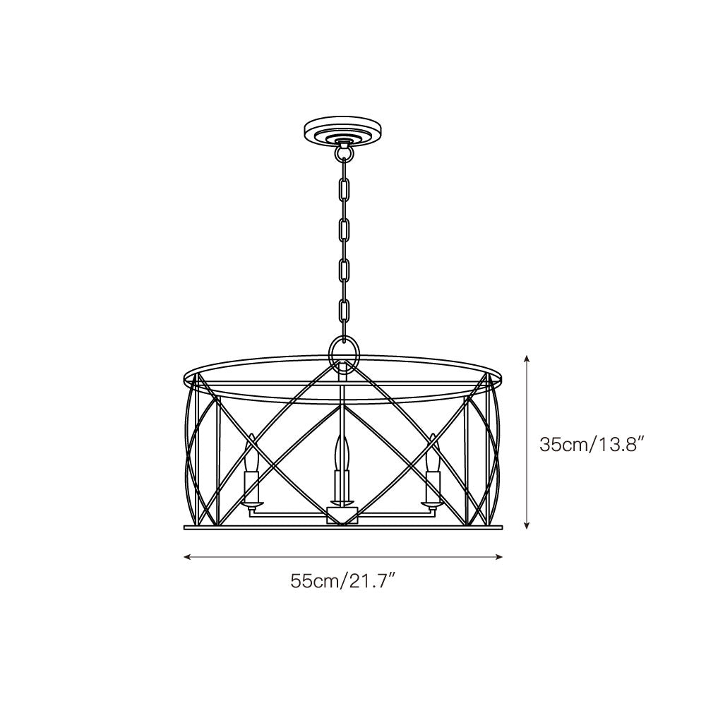 Beatrix Lantern Chandelier — view 3