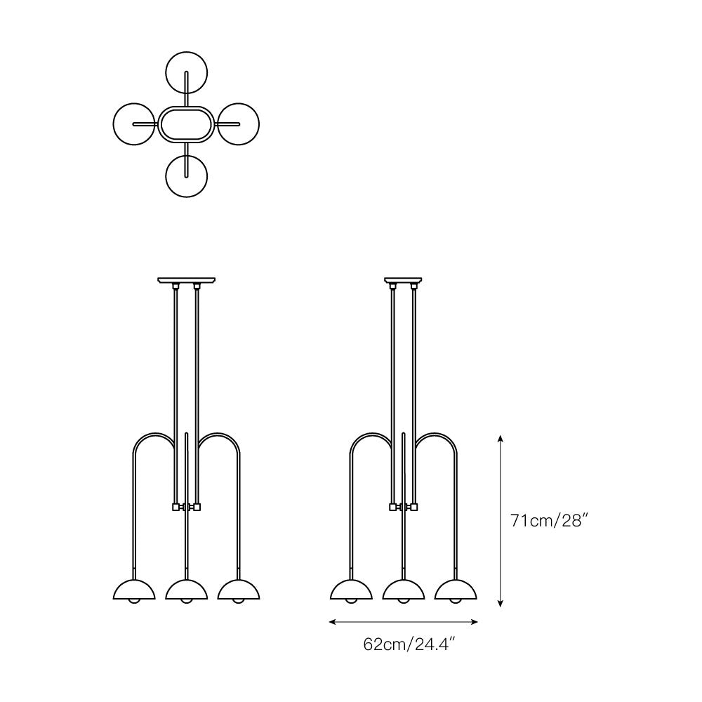 Beaubien Atelier Chandelier — view 3