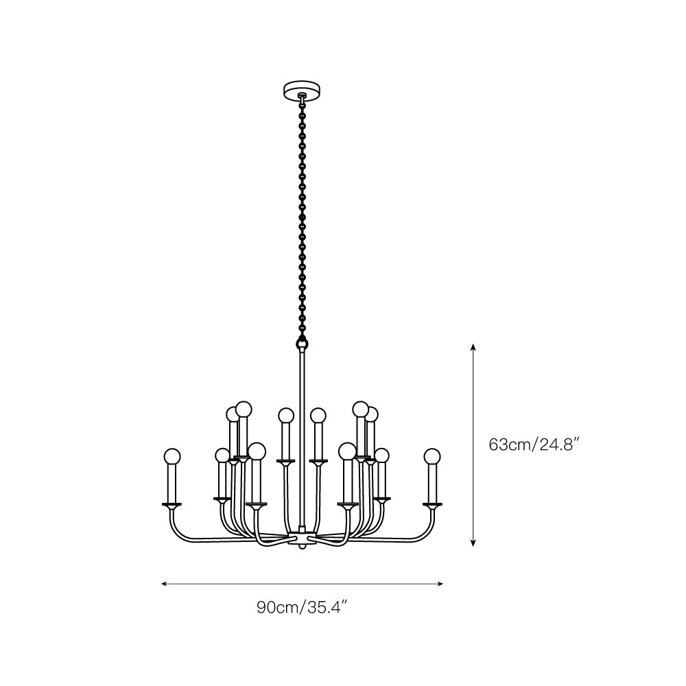 Odensa Chandelier — view 4