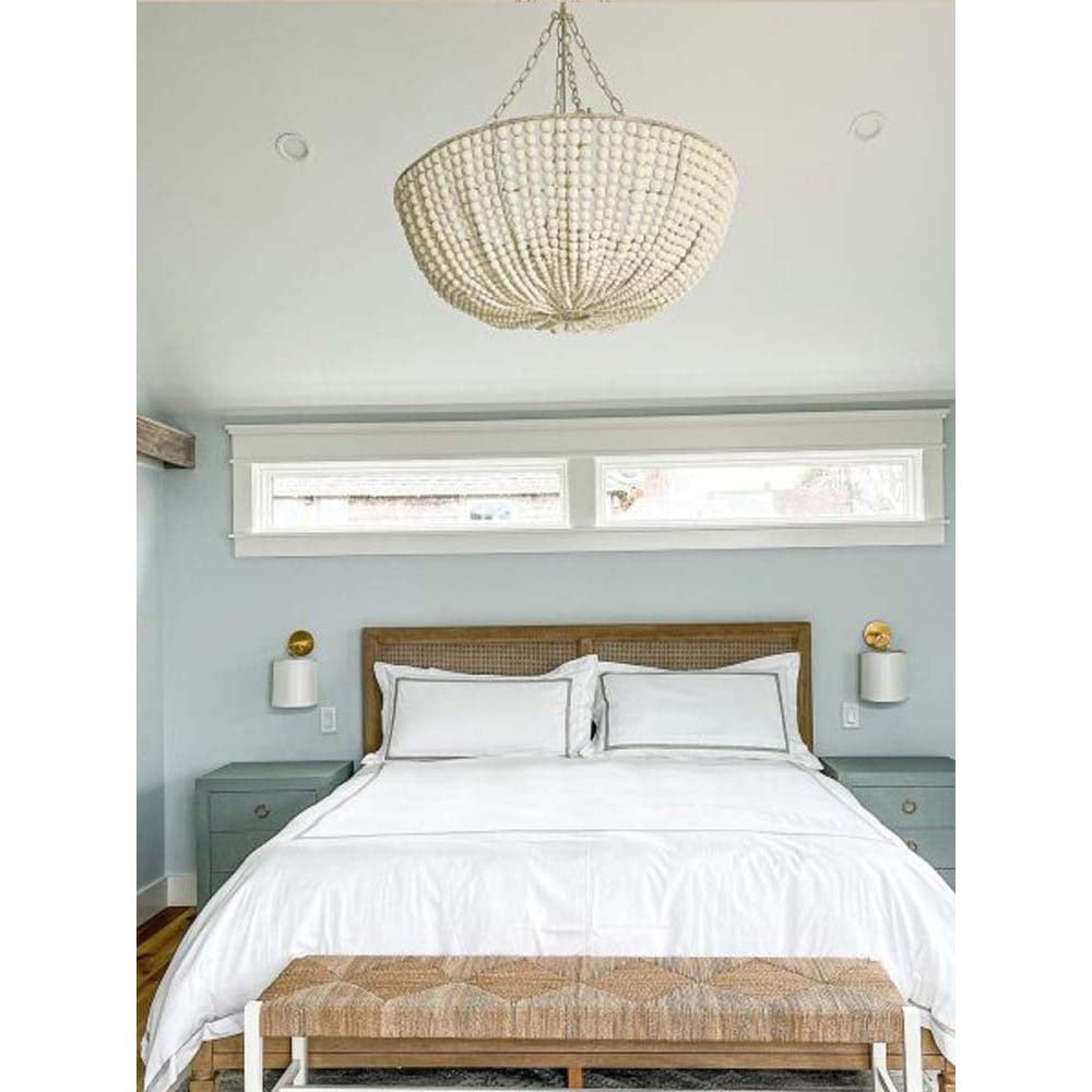 Lana Wood Beaded Chandelier — view 17