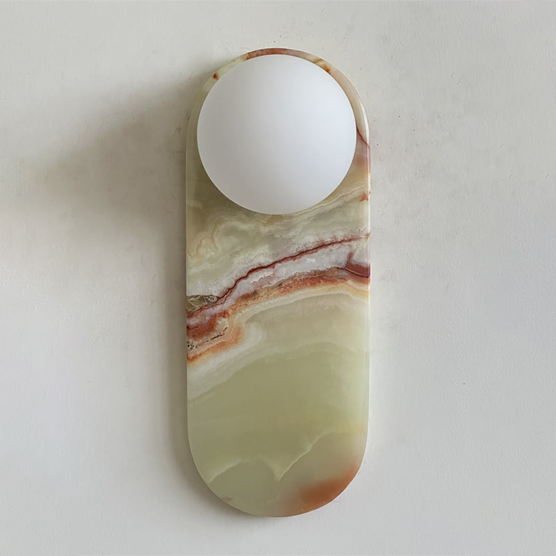 Lucie Cyan Jade Sconce ∅ 4.7″ x H 12.6″ — view 2