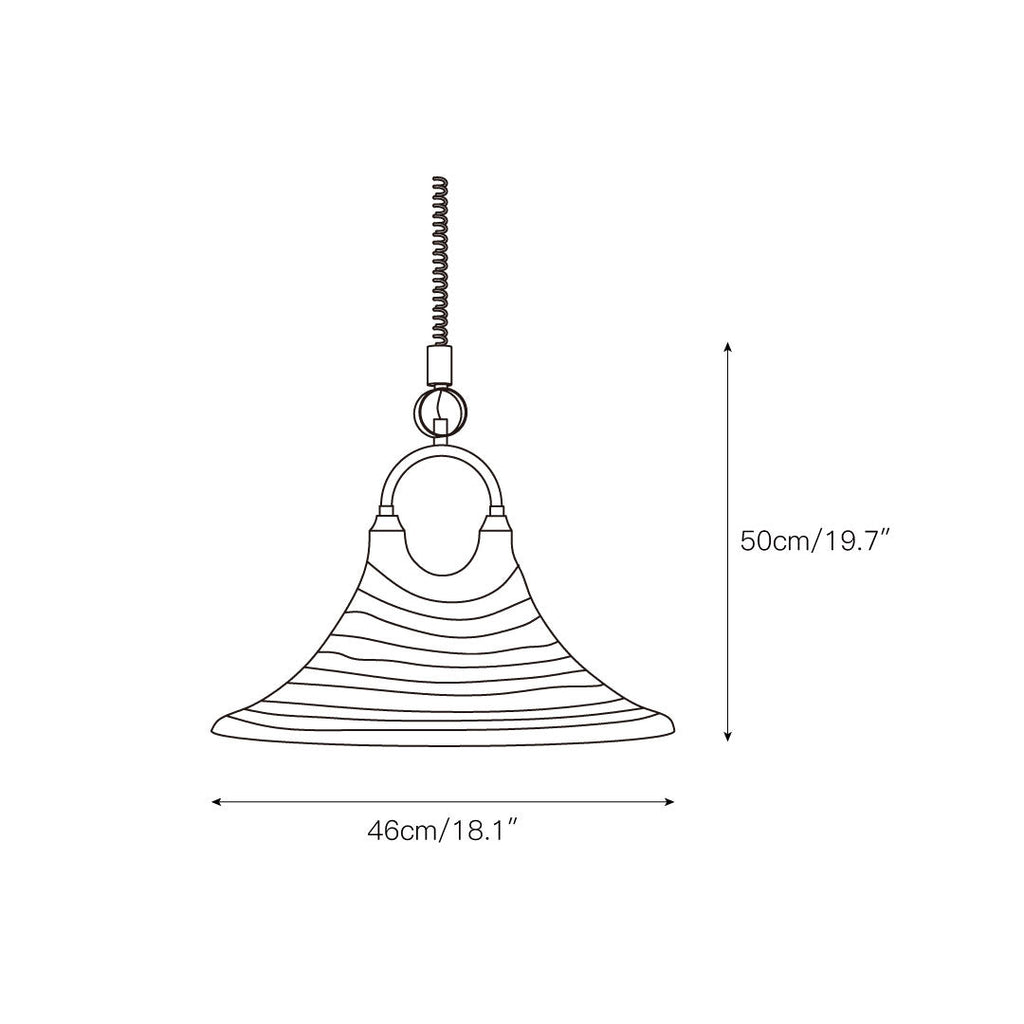 Carlo Trumpet Pendant Lamp — view 3