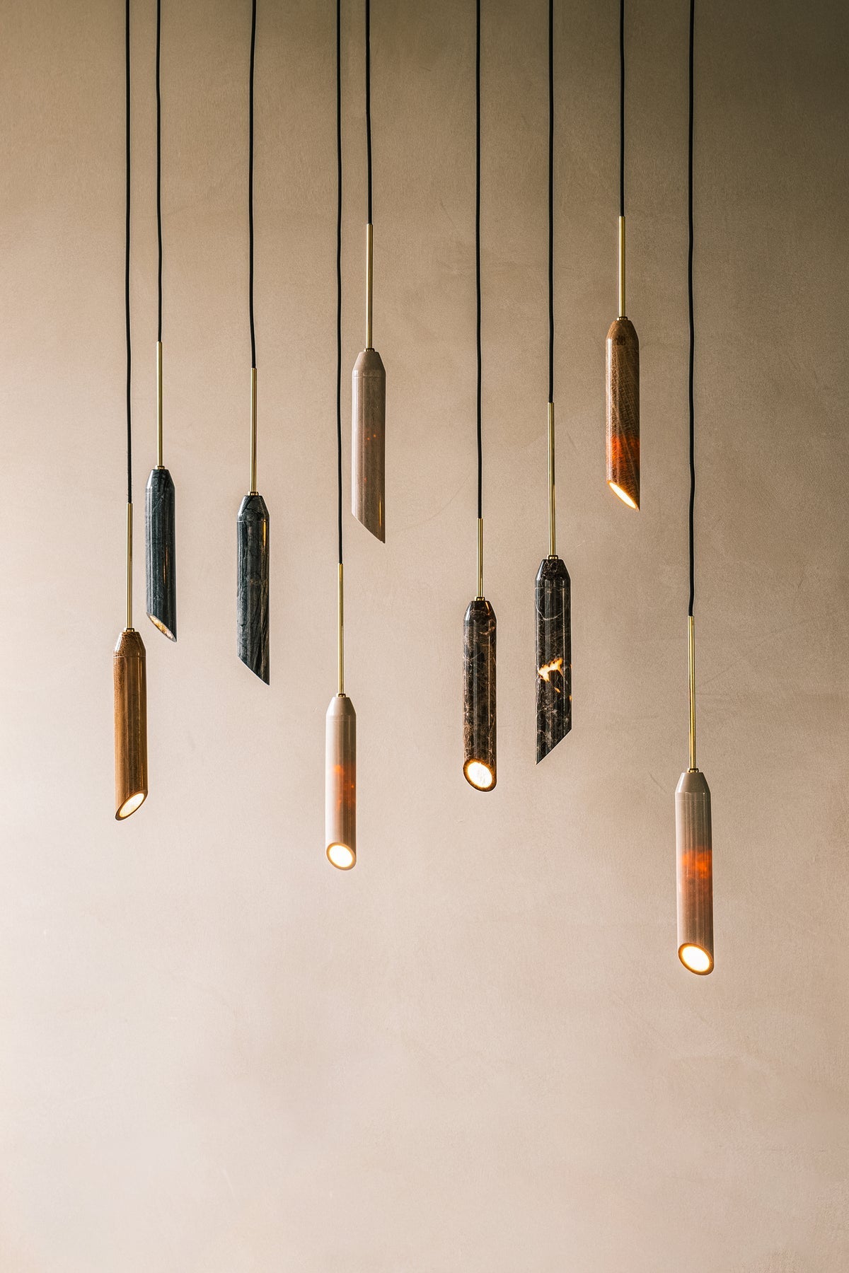 Carnival Marble Pendant Lamp — view 4