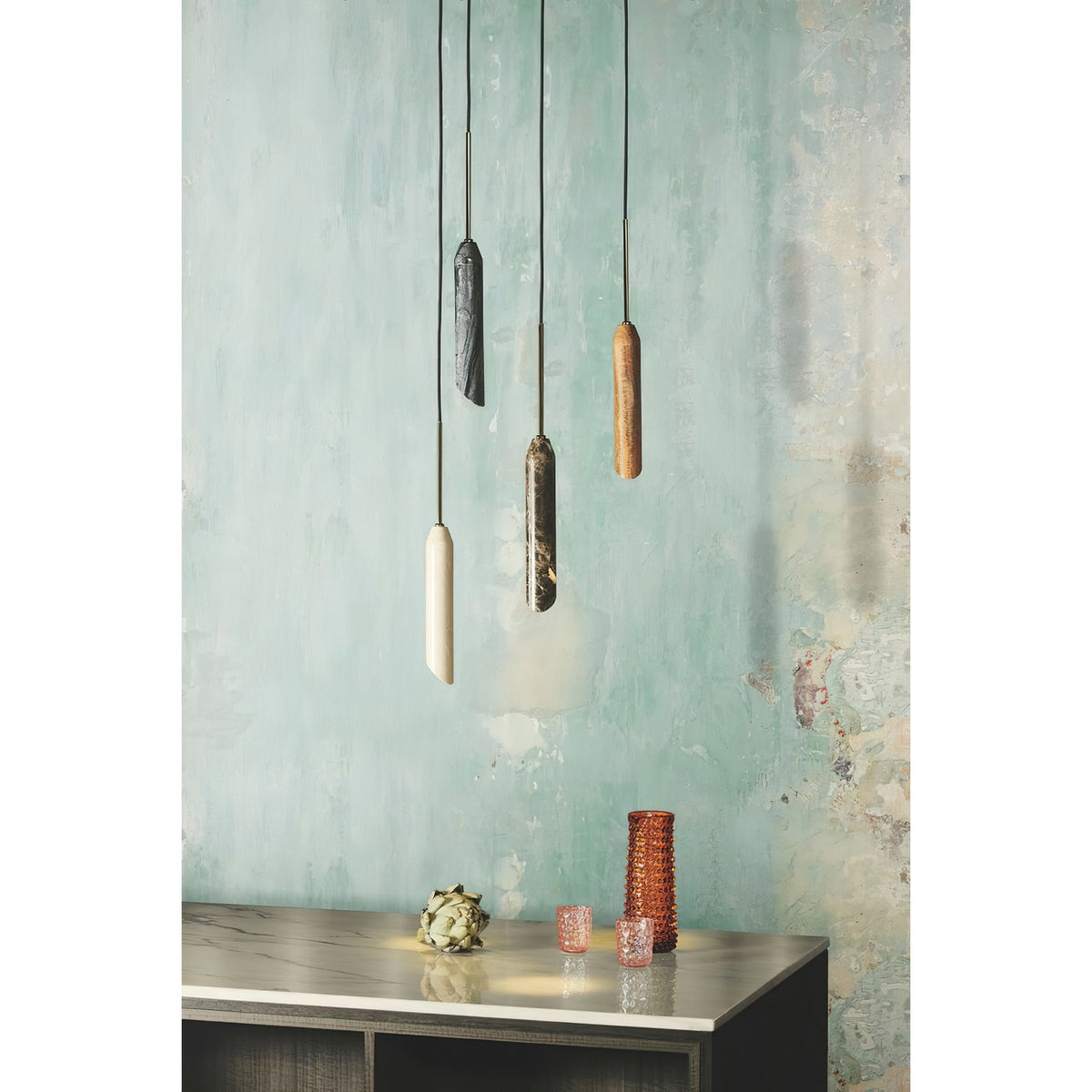 Carnival Marble Pendant Lamp — view 5