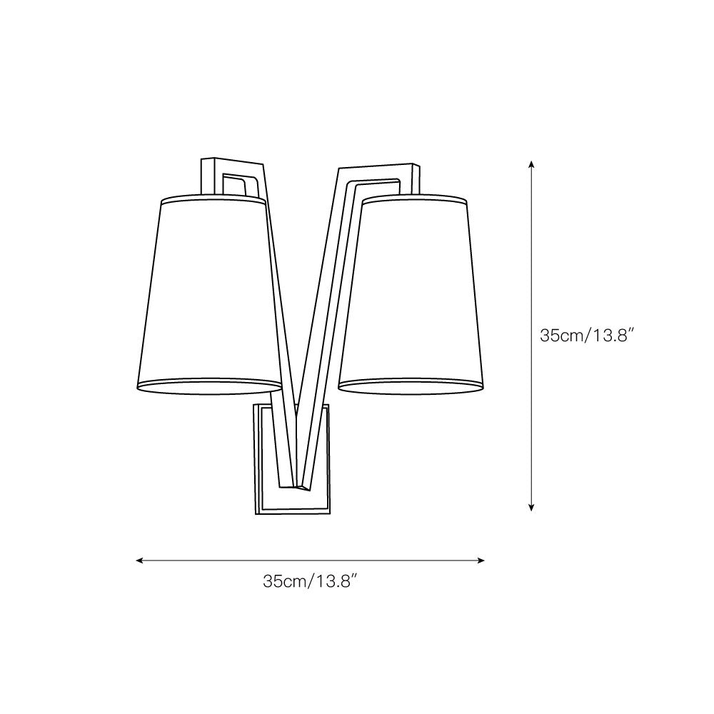 Lena Double Wall Lamp — view 3