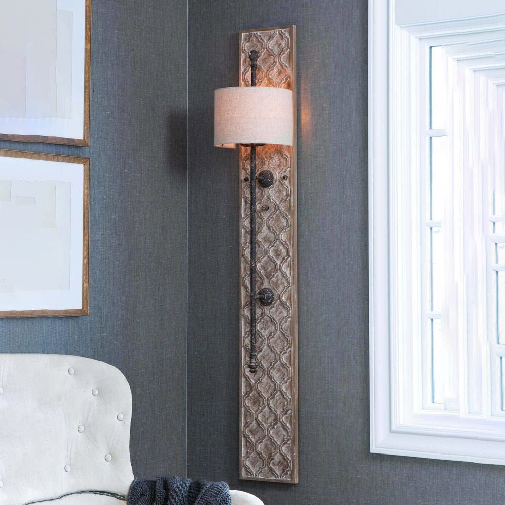 Carved Panel Sconce — view 4