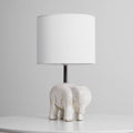Carved Wood Animal Table Lamp — view 35