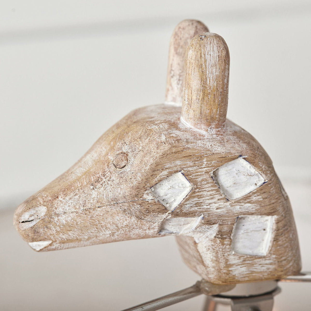 Carved Wood Animal Table Lamp — view 19
