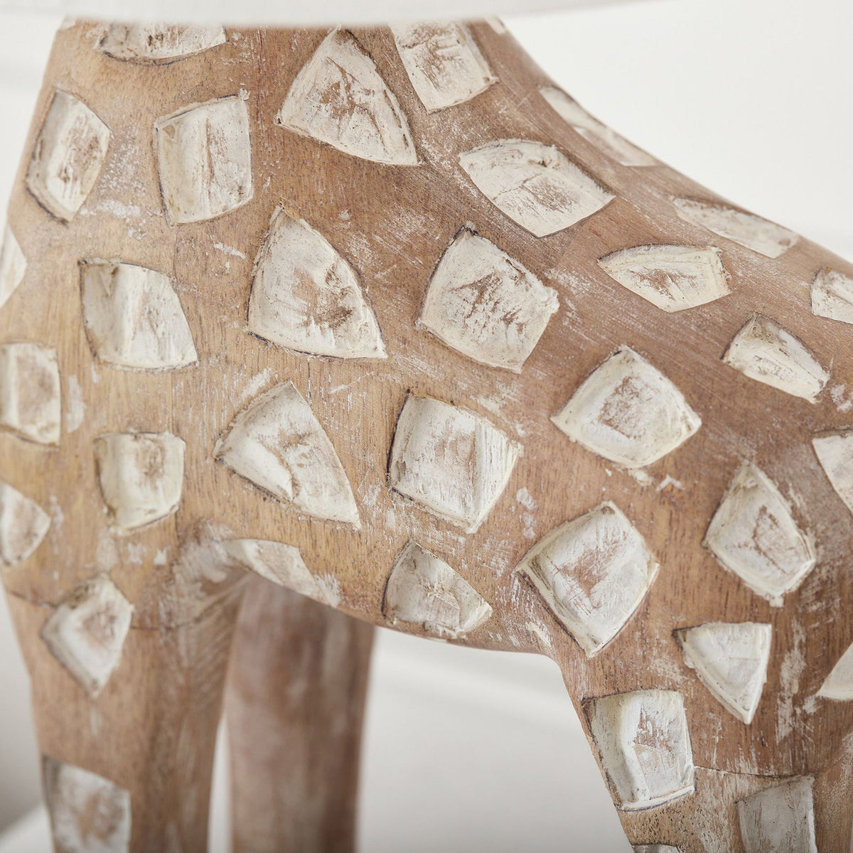 Carved Wood Animal Table Lamp — view 20