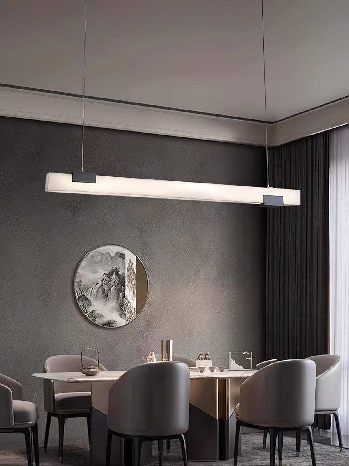 Cary Alabaster Pendant Light — view 9