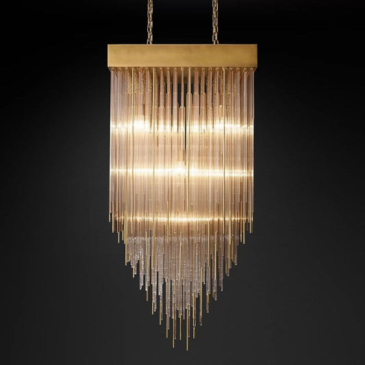 Cascada Square Chandelier 30"