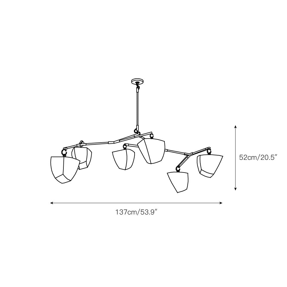 Cassiopeia Mobile Chandelier — view 5