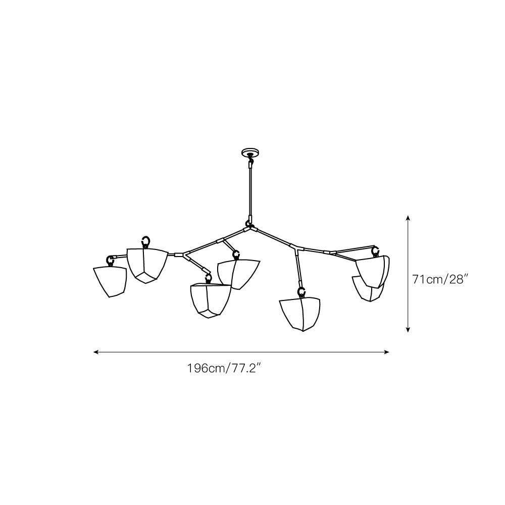 Cassiopeia Mobile Chandelier — view 6
