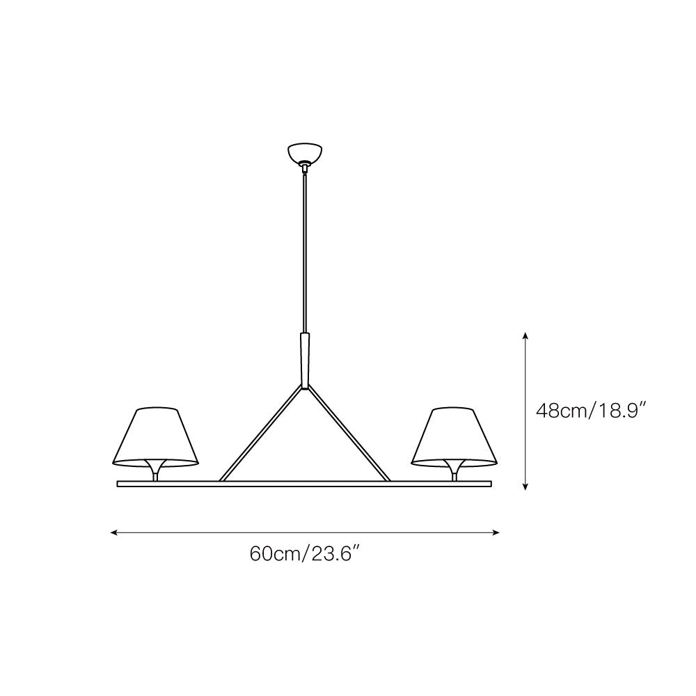 Casta Linear Chandelier — view 3