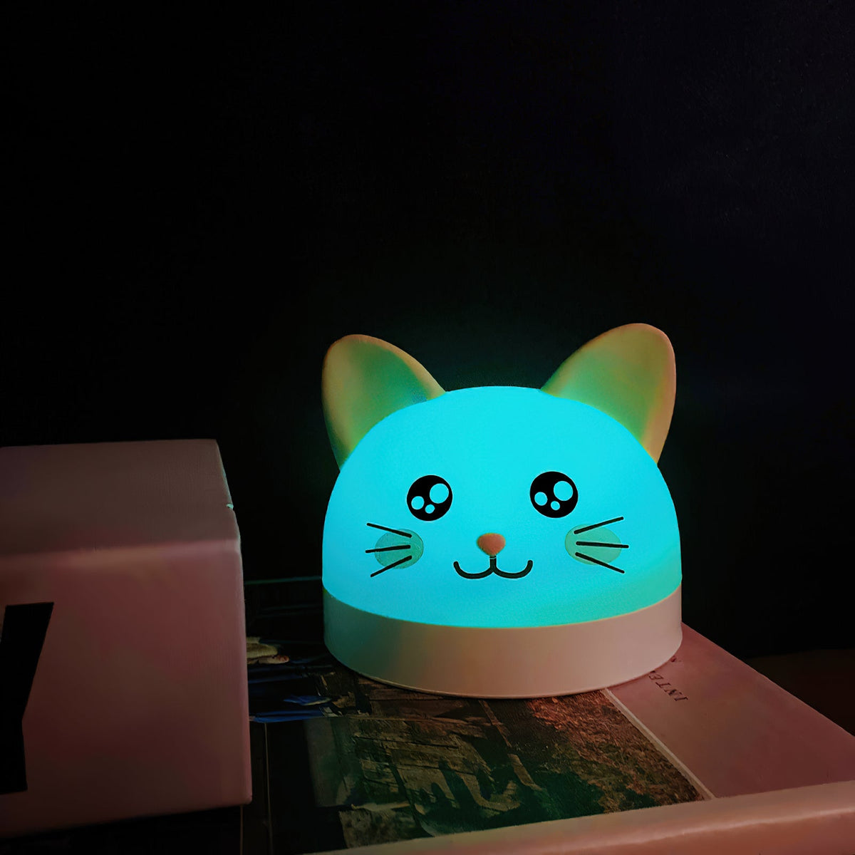 Cat Mouse Clock Night Light — view 17