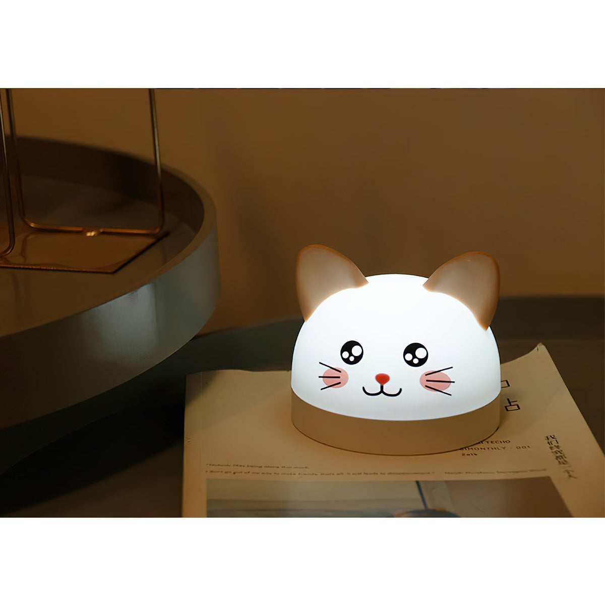 Cat Mouse Clock Night Light — view 21
