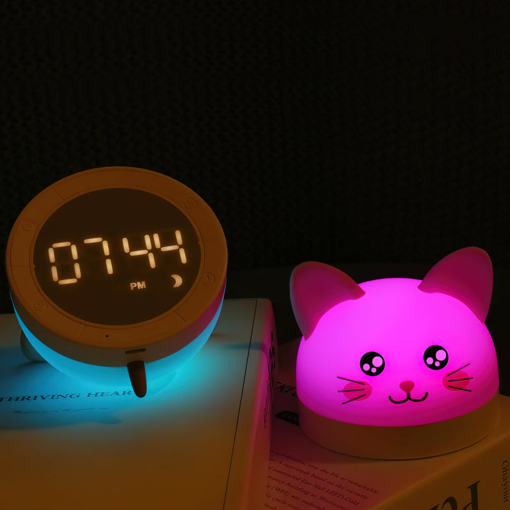 Cat Mouse Clock Night Light — view 19