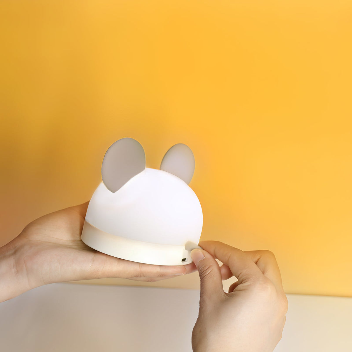 Cat Mouse Clock Night Light — view 25