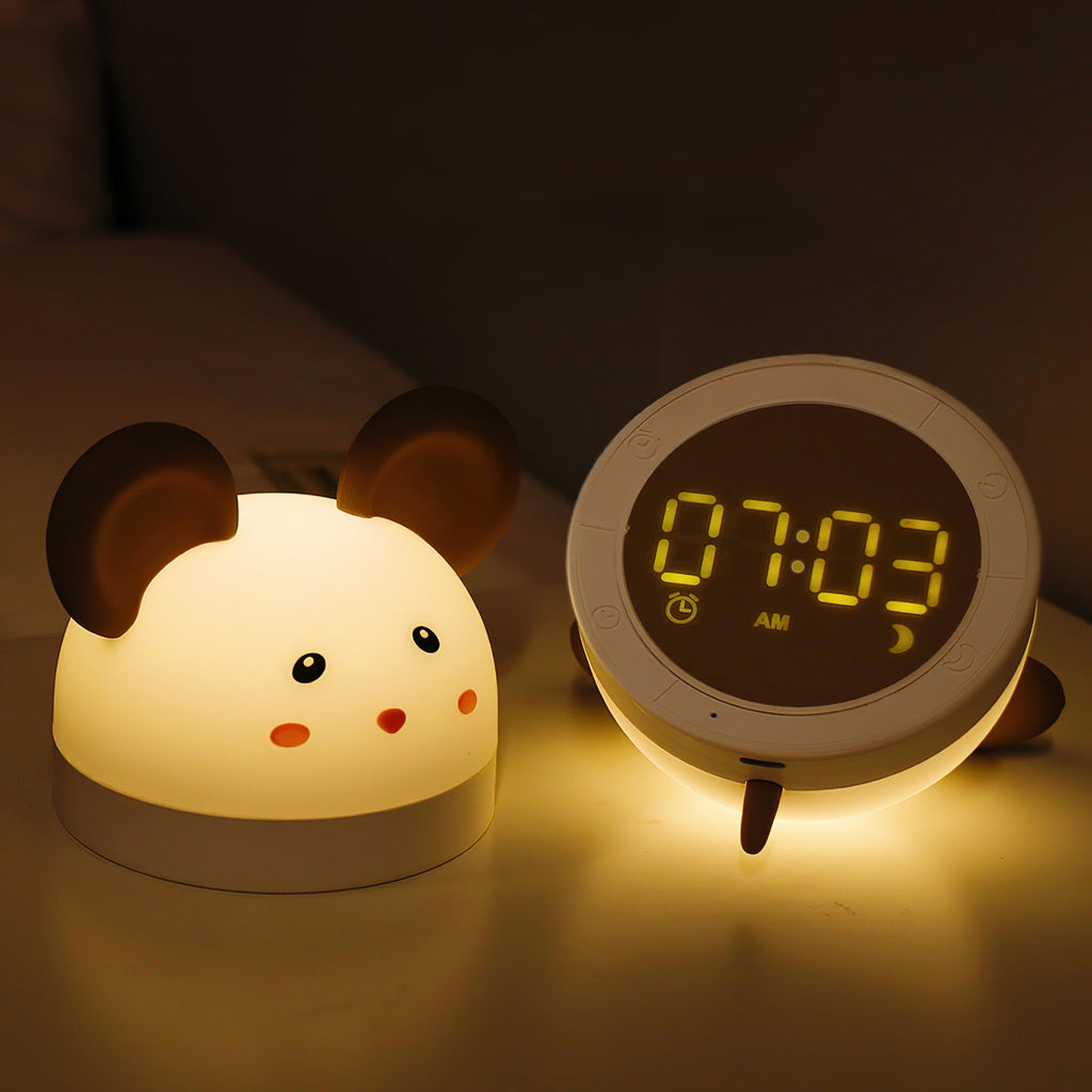 Cat Mouse Clock Night Light — view 31