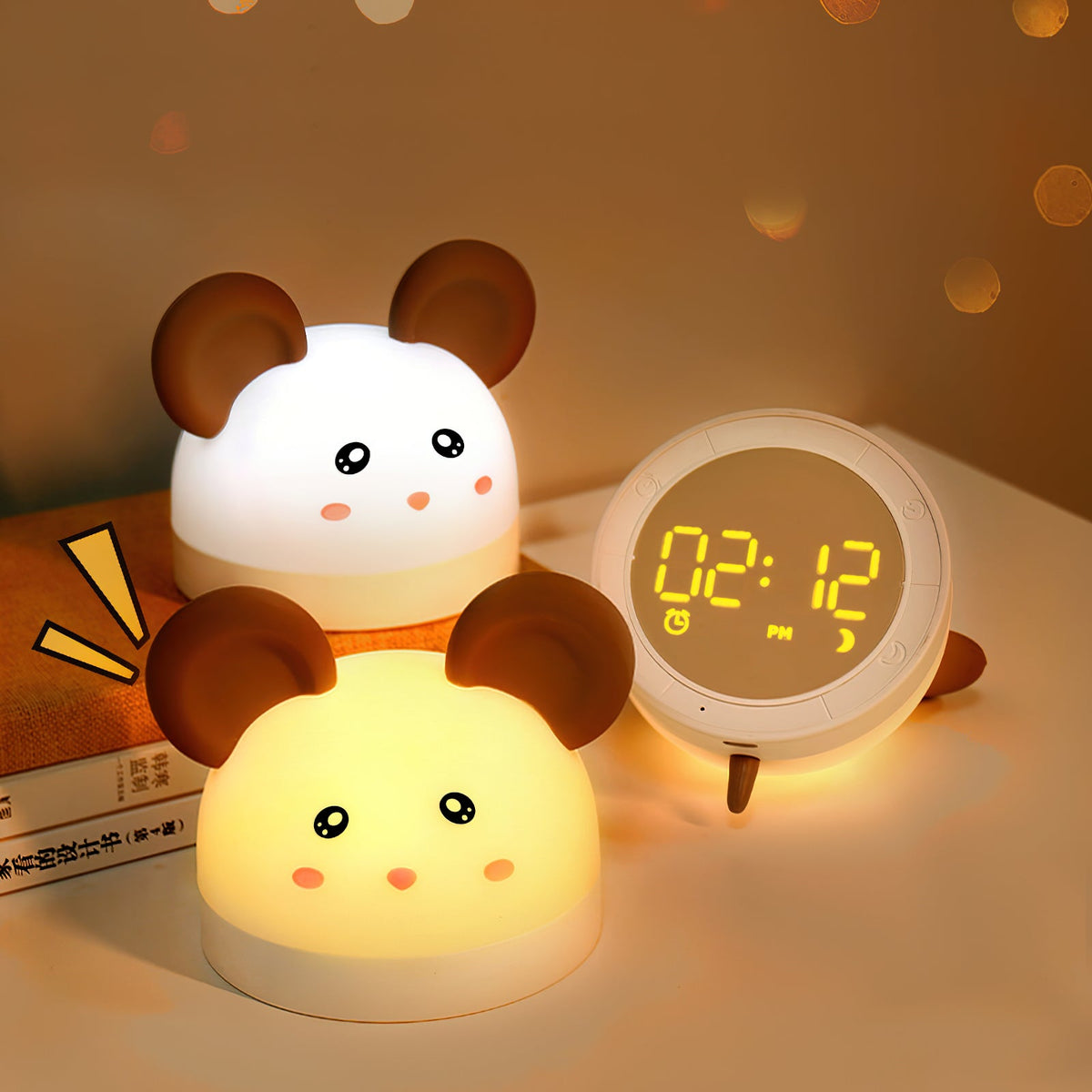 Cat Mouse Clock Night Light — view 32