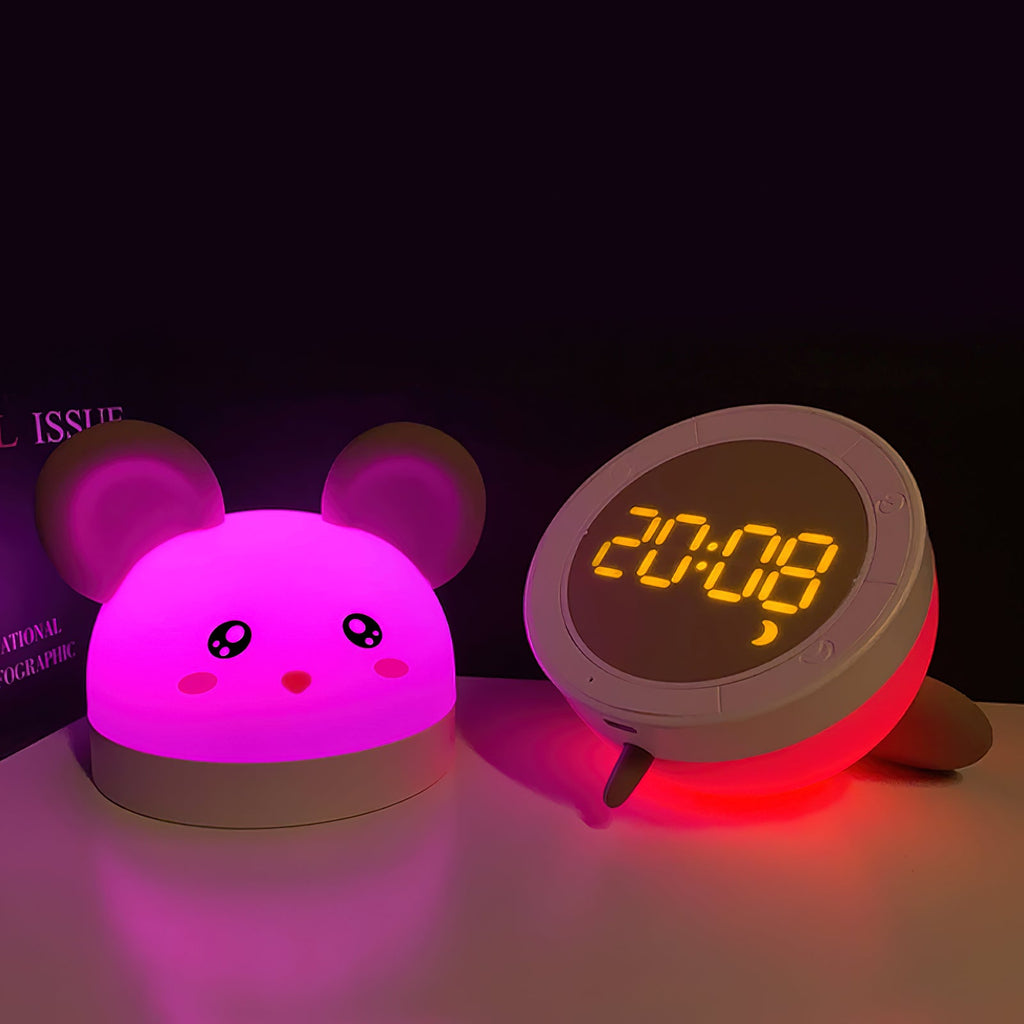 Cat Mouse Clock Night Light — view 33