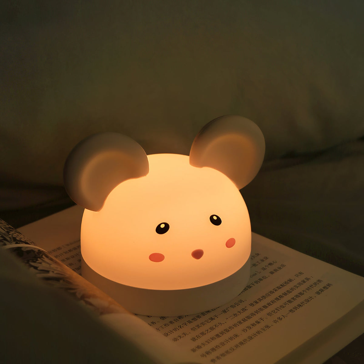 Cat Mouse Clock Night Light — view 37