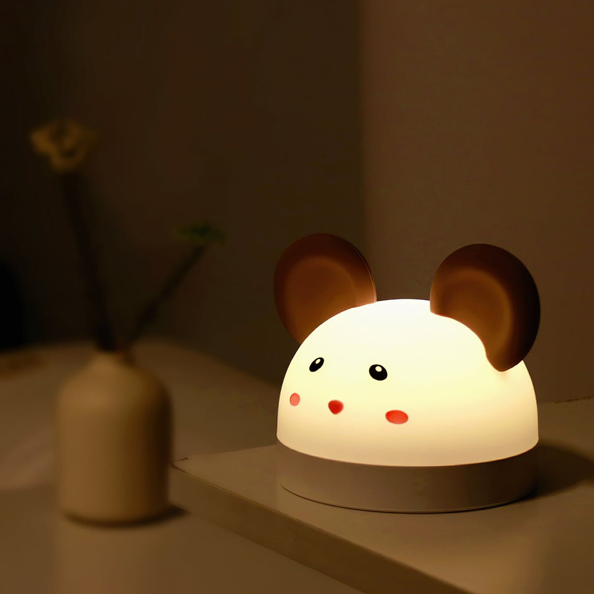 Cat Mouse Clock Night Light — view 41