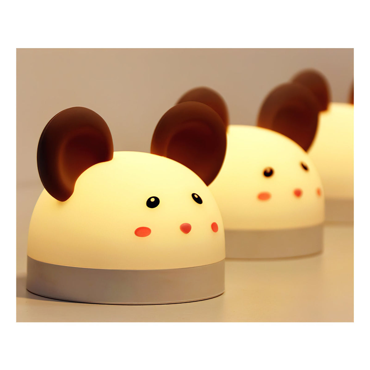 Cat Mouse Clock Night Light — view 42
