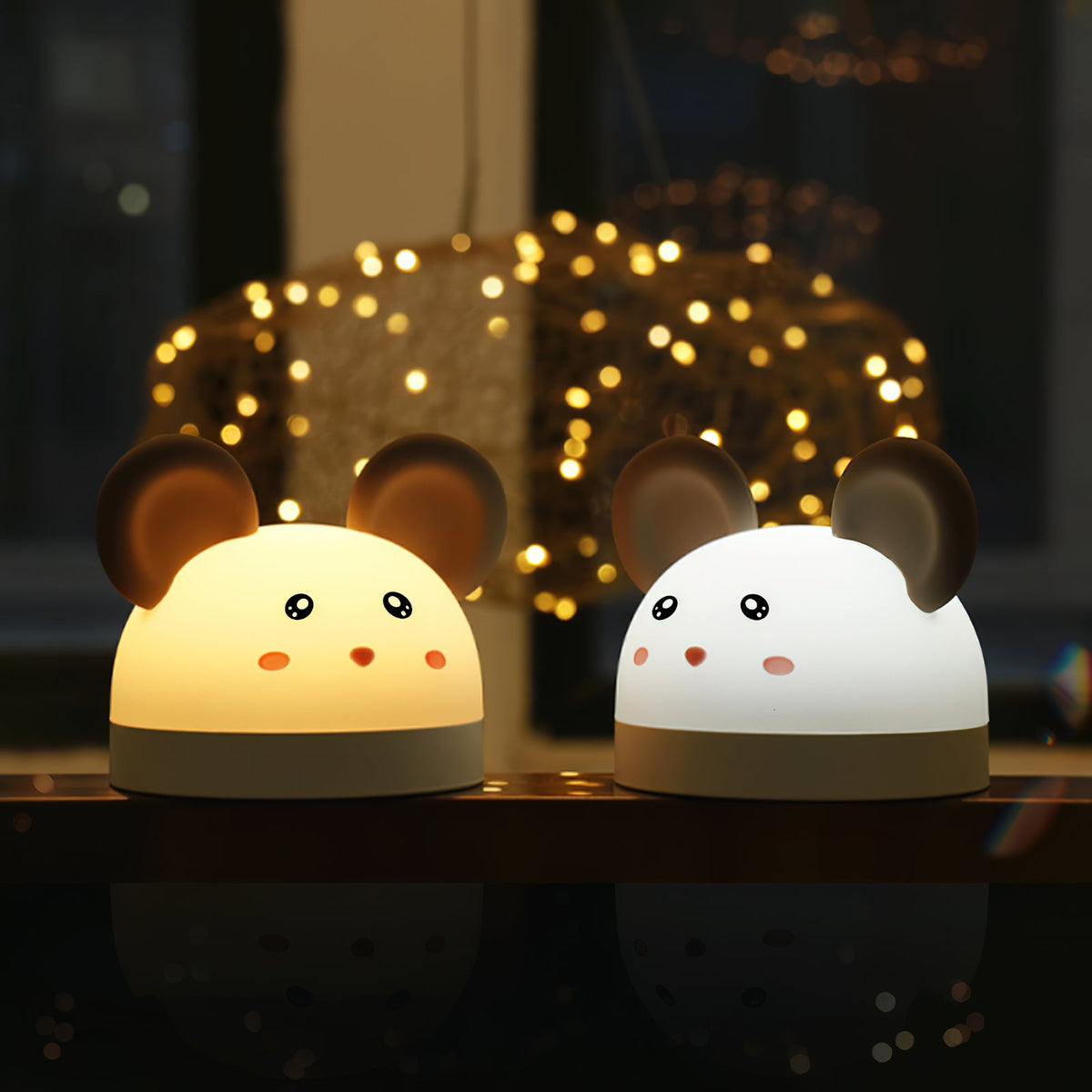 Cat Mouse Clock Night Light — view 47