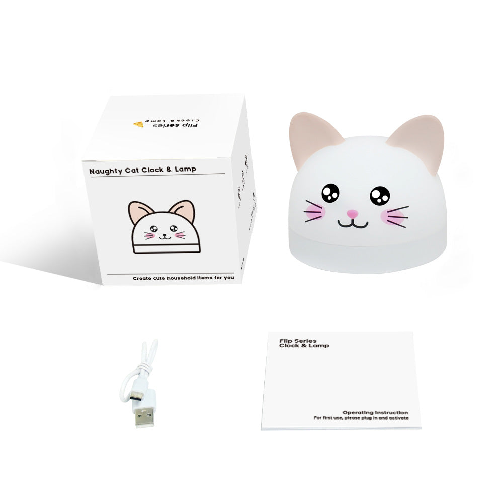 Cat Mouse Clock Night Light — view 50
