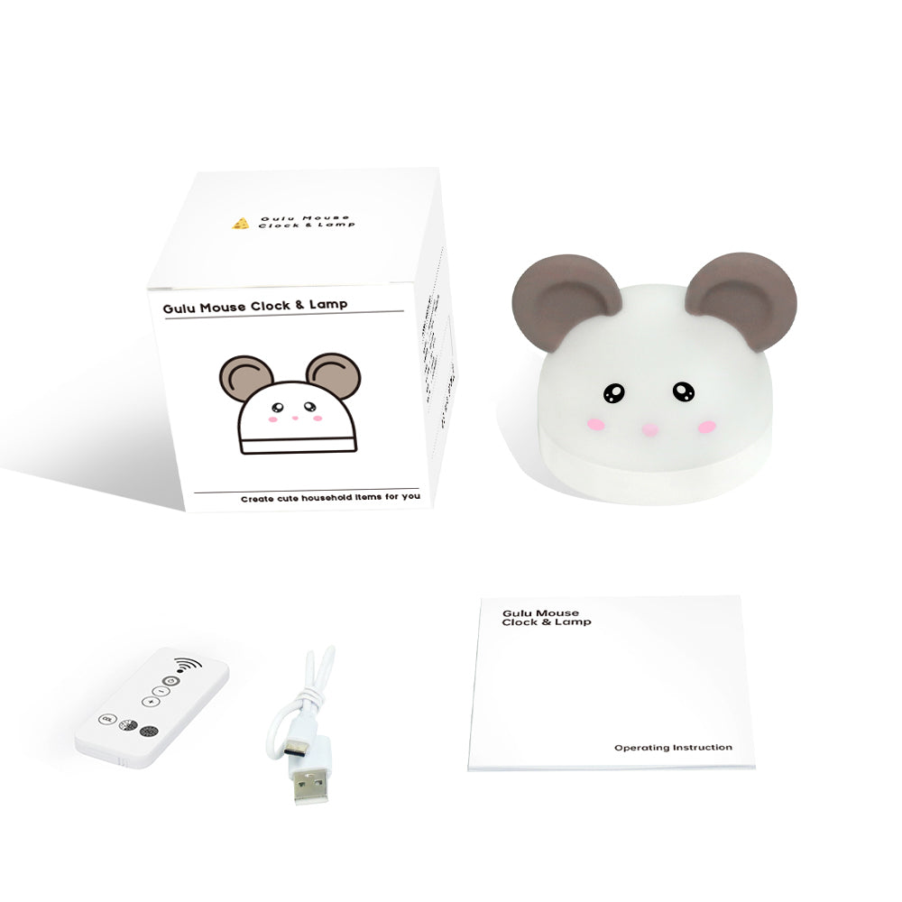Cat Mouse Clock Night Light — view 52