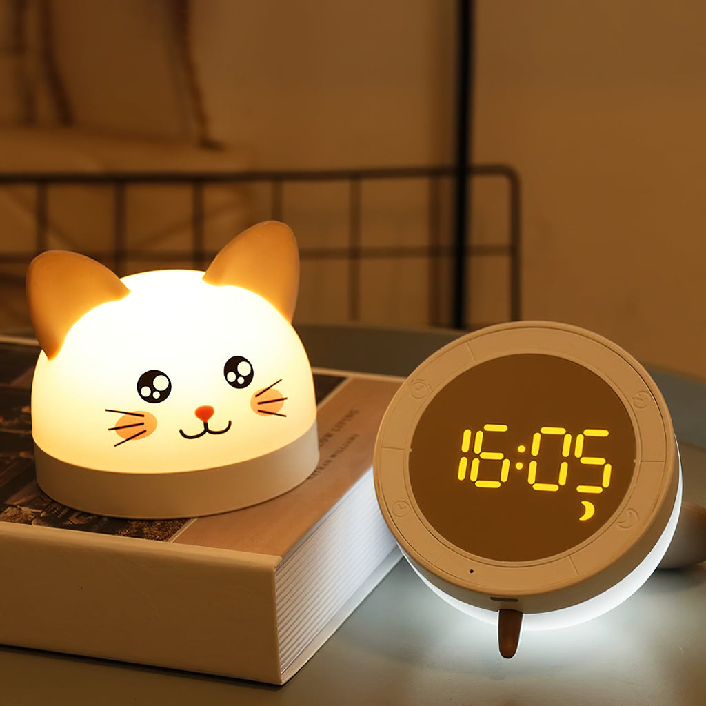 Cat Mouse Clock Night Light — view 5