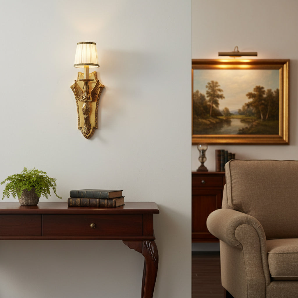 Caterina Brass Wall Lamp — view 4